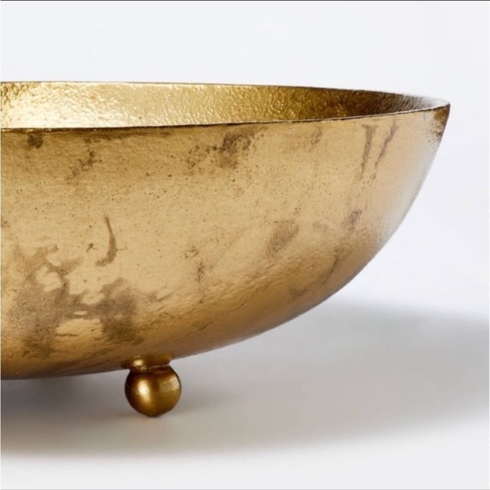 Studio McGee Cast Metal Bowl Gold - Picture 3 of 7